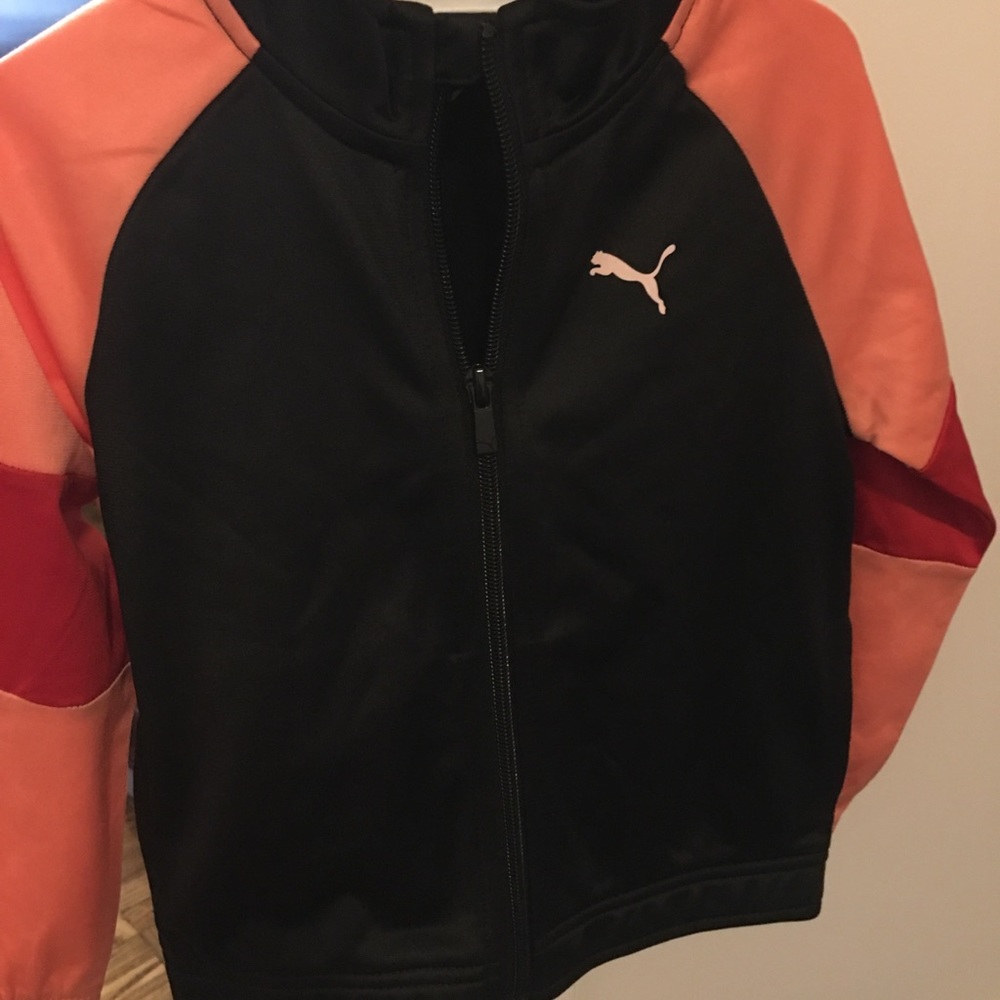 Puma girl’s track jacket with pockets